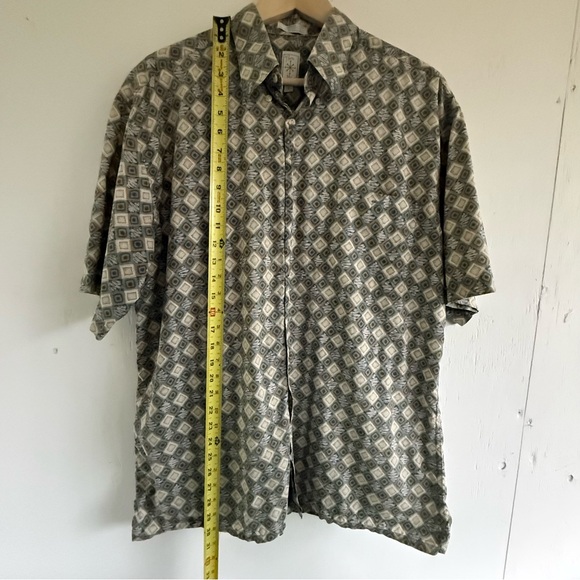 Vintage Men's Geometric Pattern Shirt - Picture 5 of 6